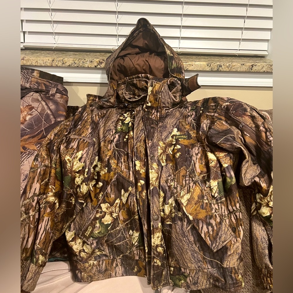 Camo jacket and two pants